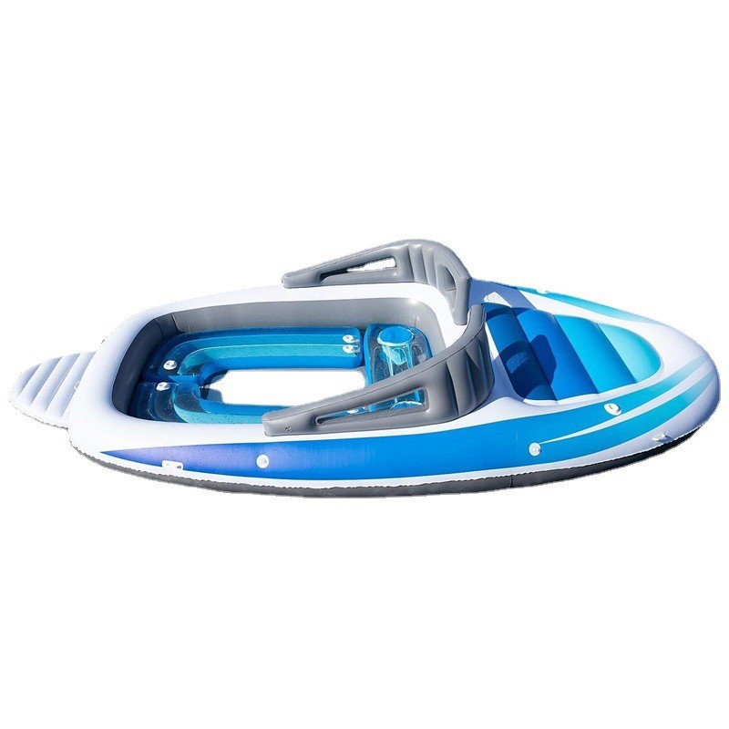 Lit Flottant Gonflable en PVC pour 6 Personnes