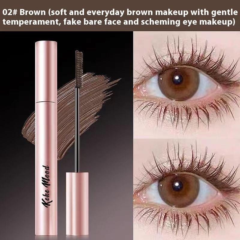 Mascara Recourbant et Allongeant, Tenue Longue Durée, Anti-Bavures, Résistant à l'Eau et à la Transpiration