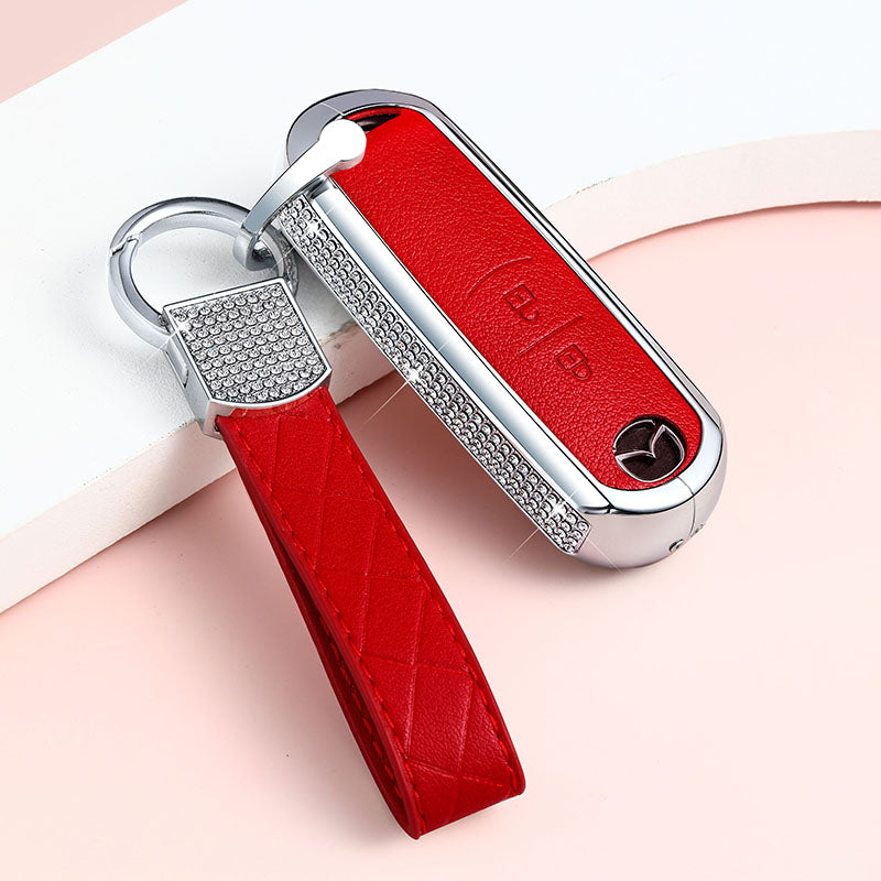 Diamond-encrusted Car Key Case Buckle Bag