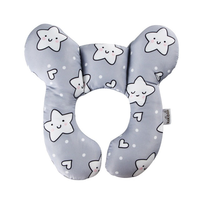 Infant Pillow Baby Bed U-Shaped Safety Seat Neck Guard Fixed Stereotyped Stroller Pillow