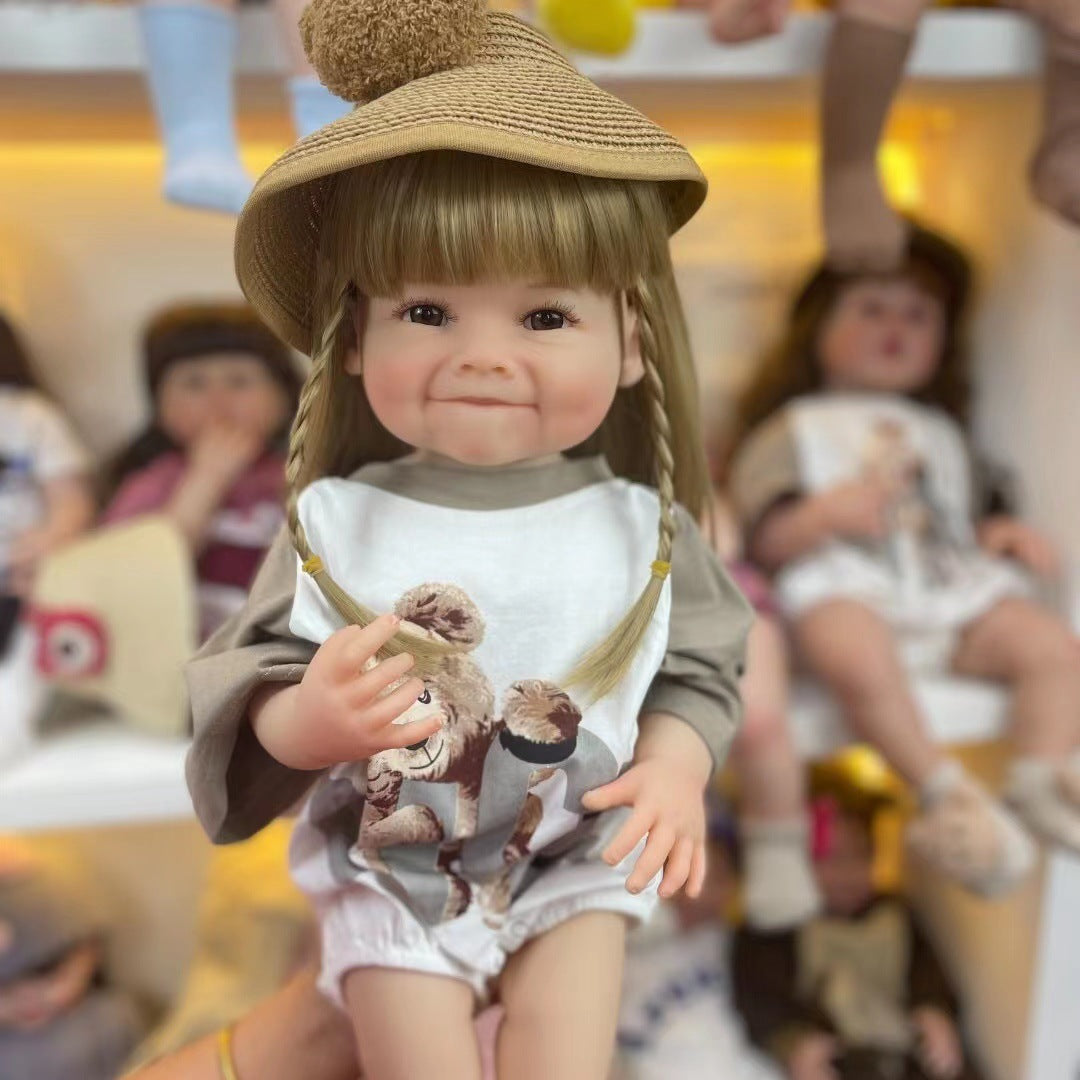 Full Enamel Can Enter The Water Dimple Simulation Doll