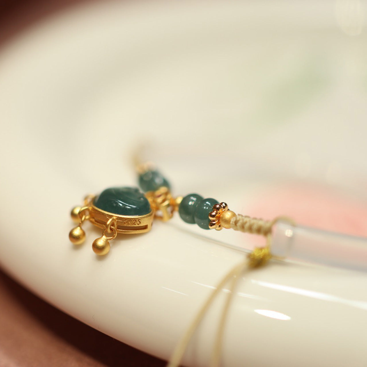 Bracelet demi-jonc en agate naturelle pour femme, personnalité mode