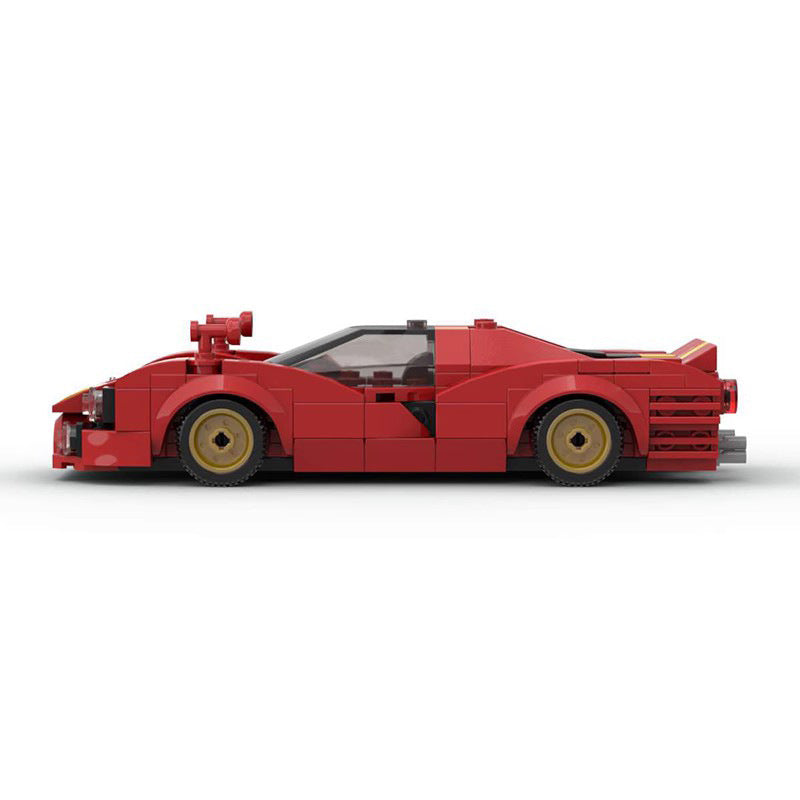 MOC-101795 Ferrari 330 P4 Jouet de course pour garçon - Maquette de voiture à assembler en blocs de construction