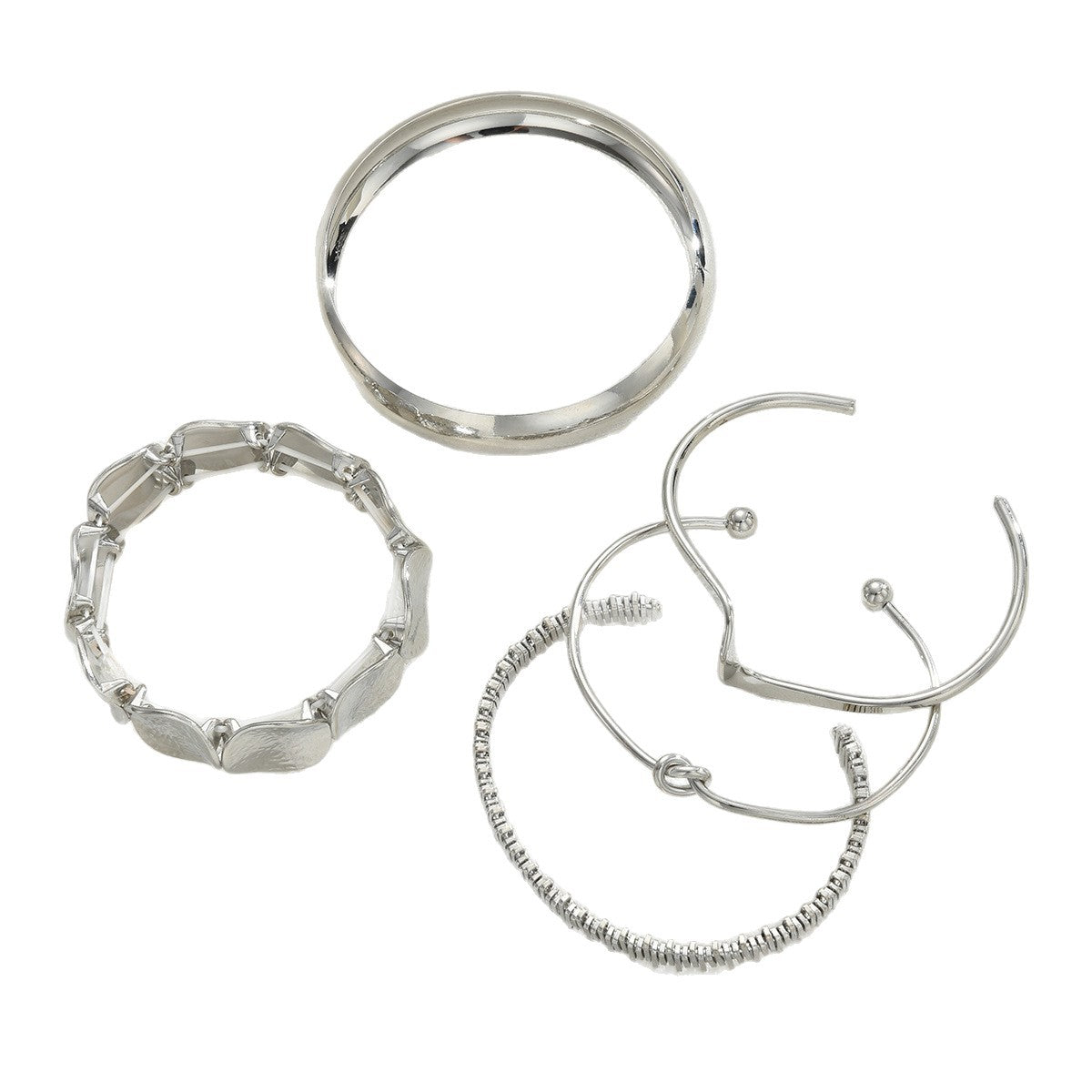 Bracelet Chaîne Rétro Minimaliste Pour Femmes Design Ouvert Style Mixte Tendance