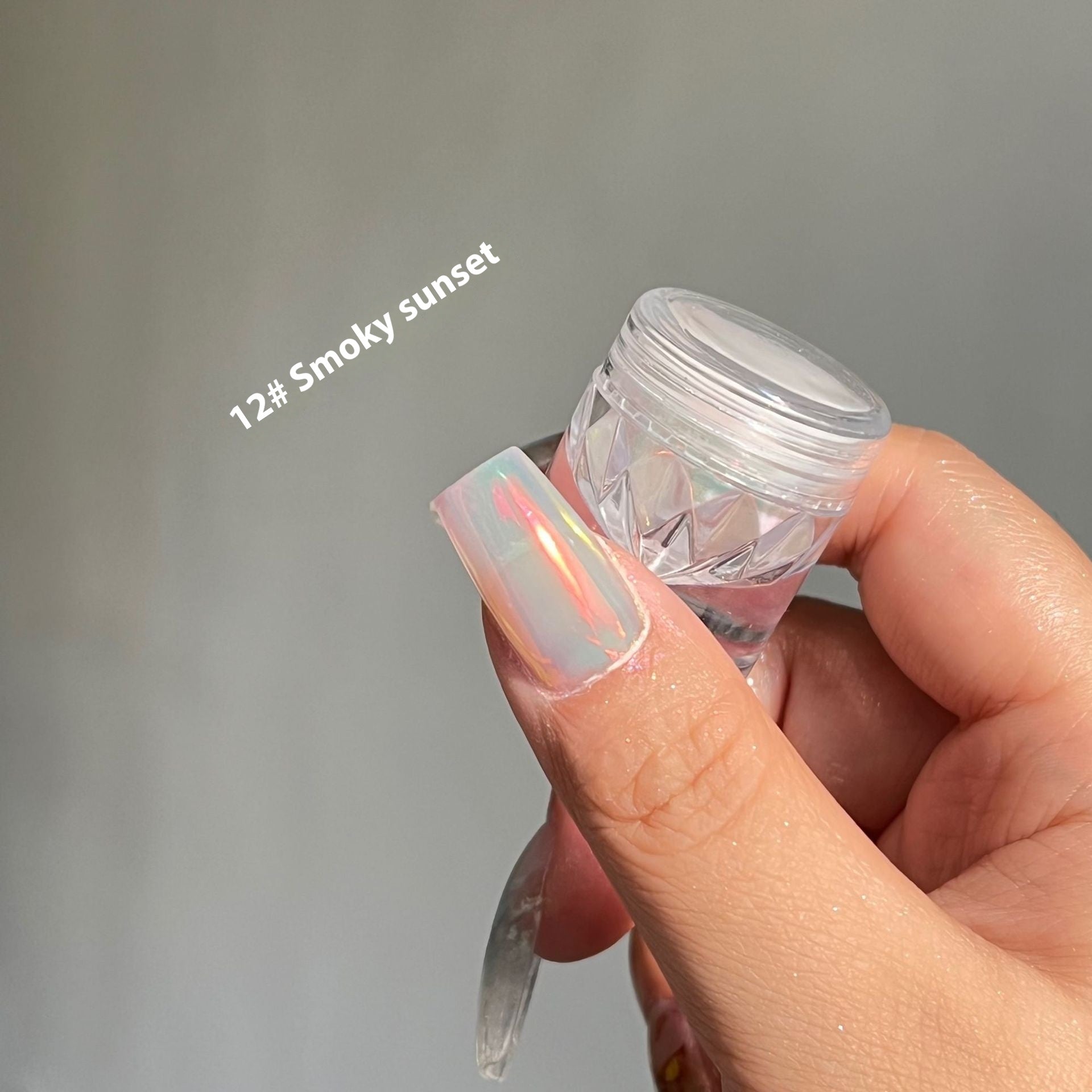 Sky Mirror Aurora Powder Nail Beauty Ornament