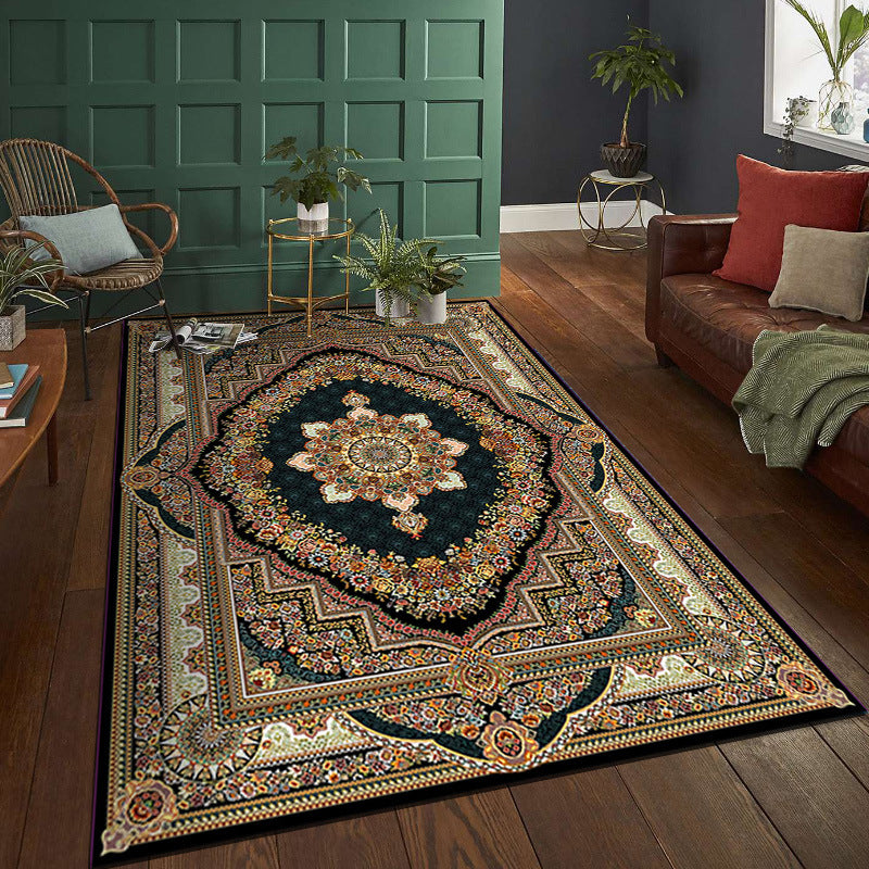 Tapis de sol de salon bohème persan vintage