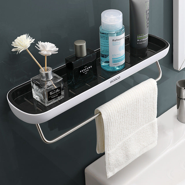 Meuble de rangement WC pour salle de bain, sans perçage, support mural