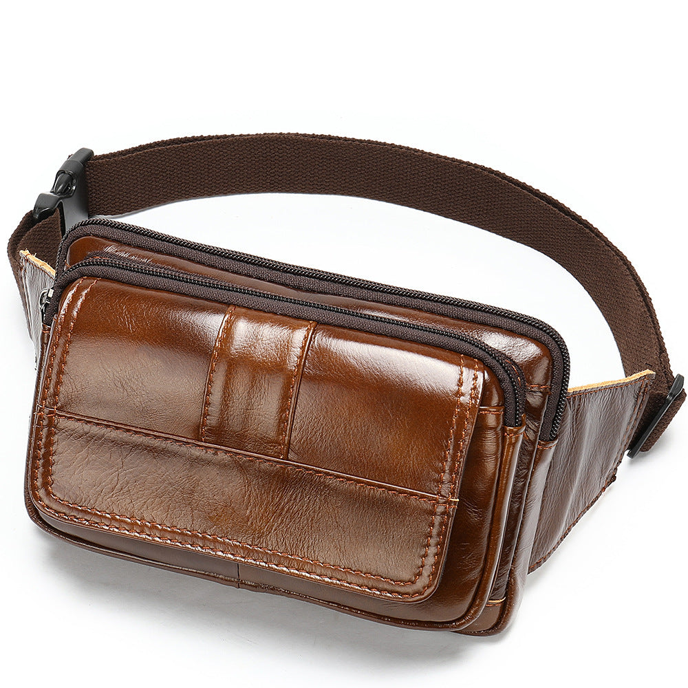 Sac banane en cuir pour homme