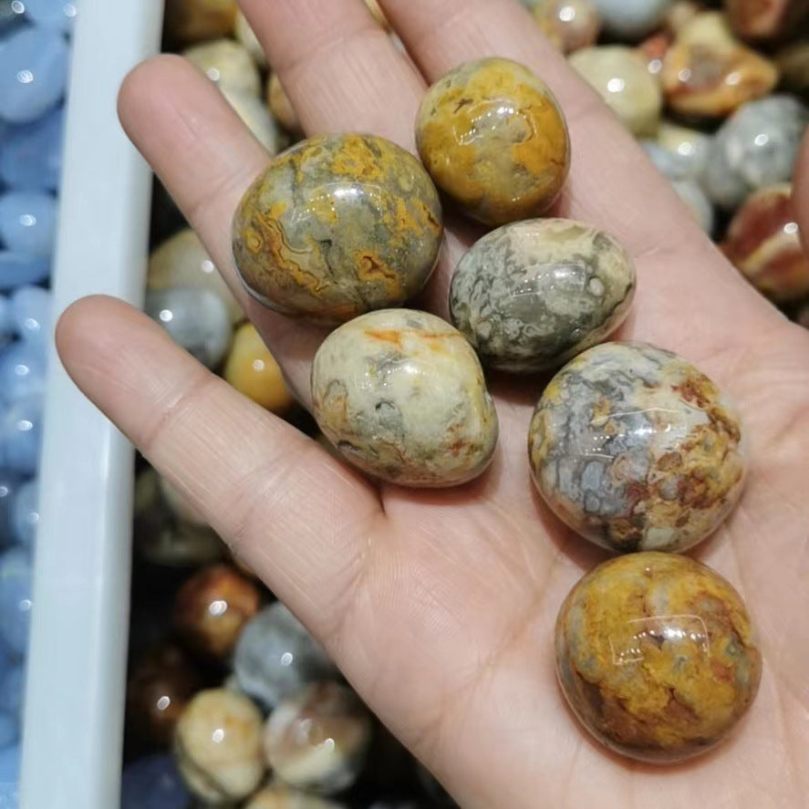 Natural Large Grain Polished Crystal Stone