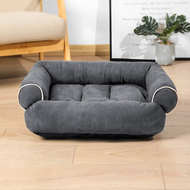 Canapé-lit pour chien, sac de couchage, chenil, chaton, maison pour animaux de compagnie, lits chauds d'hiver, coussin