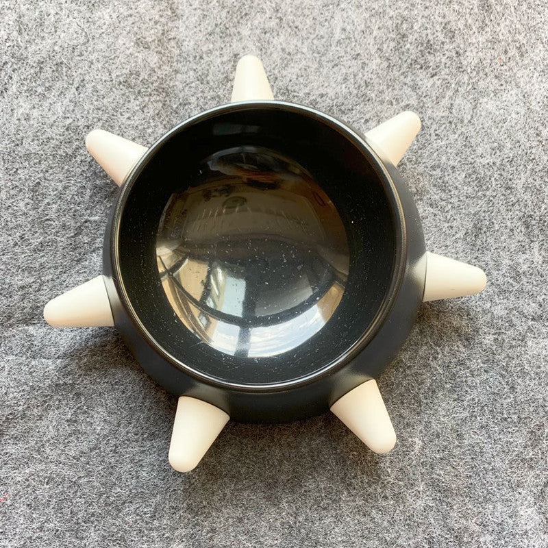 Creative And Simple Pet Oblique Rivet Food Bowl