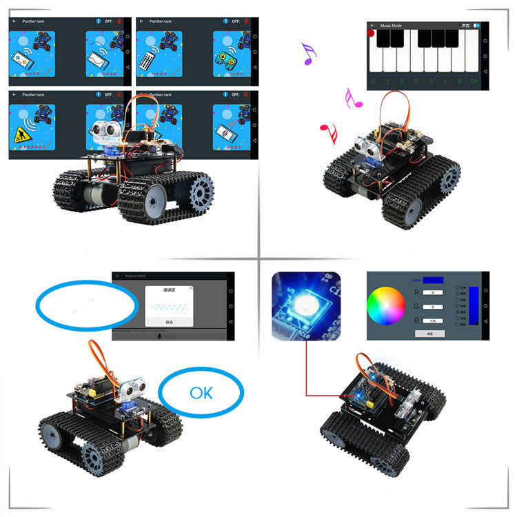 Maker Robot Remote Control Intelligent Tank Kit