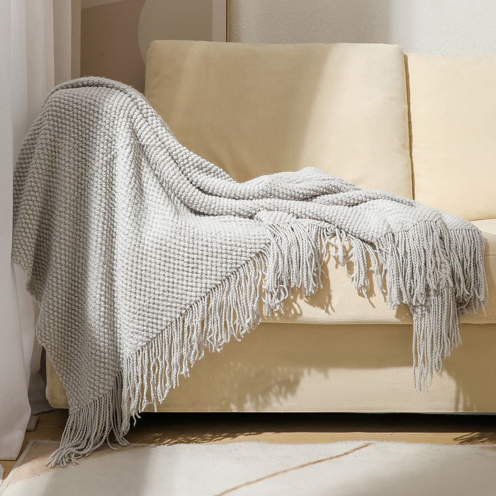 Sofa Cover Cover Blanket Blanket Pineapple Plaid Knitting