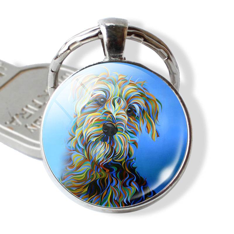 Fashion Personality Time Gem Creative Keychain