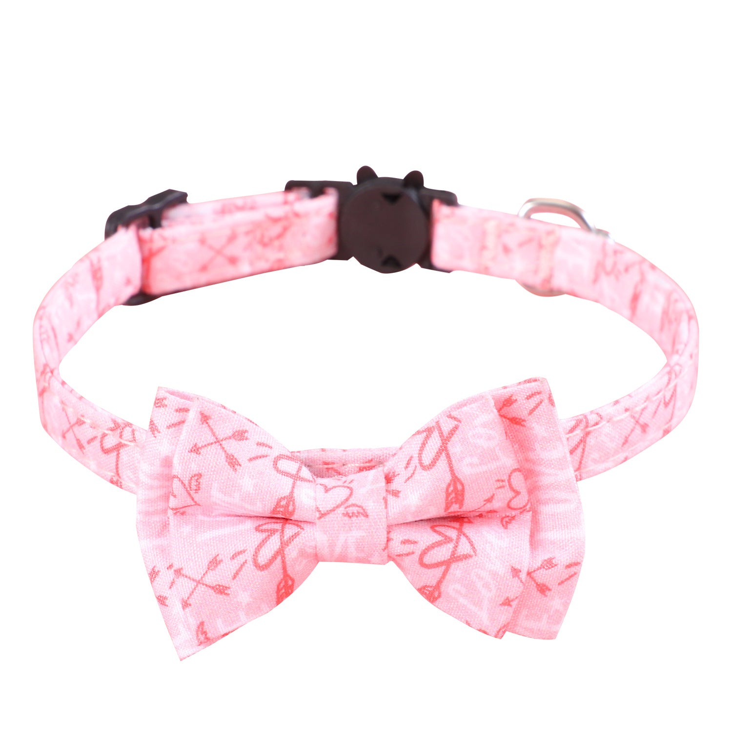 Nœud papillon pour laisse de chien et chat de la Saint-Valentin