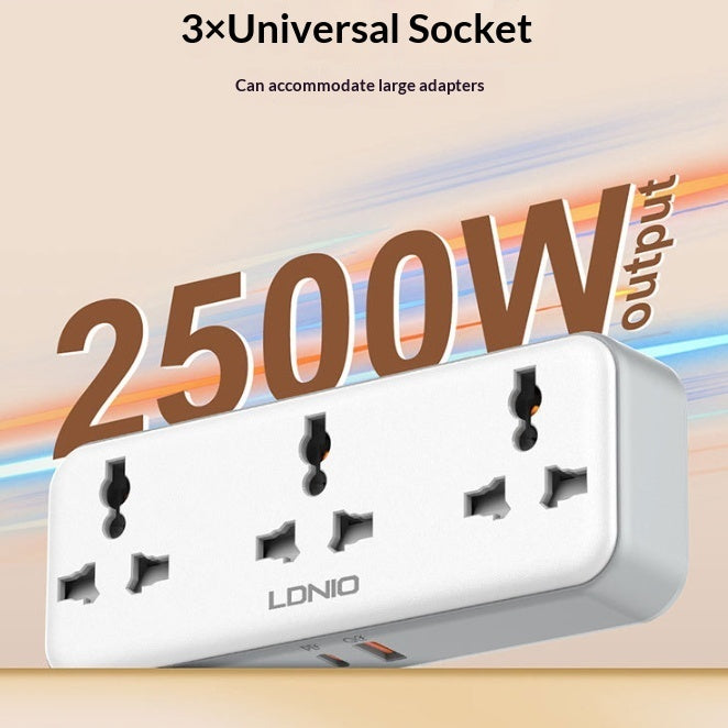 Multi-functional 180-degree Rotating Wireless Power Strip