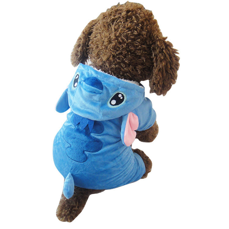 Vêtements à quatre pattes Teddy pour chien de compagnie