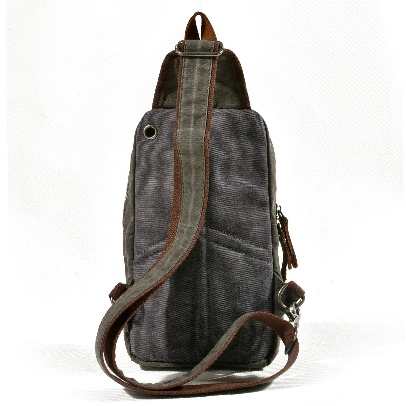 Multifunctional male mini canvas chest bag