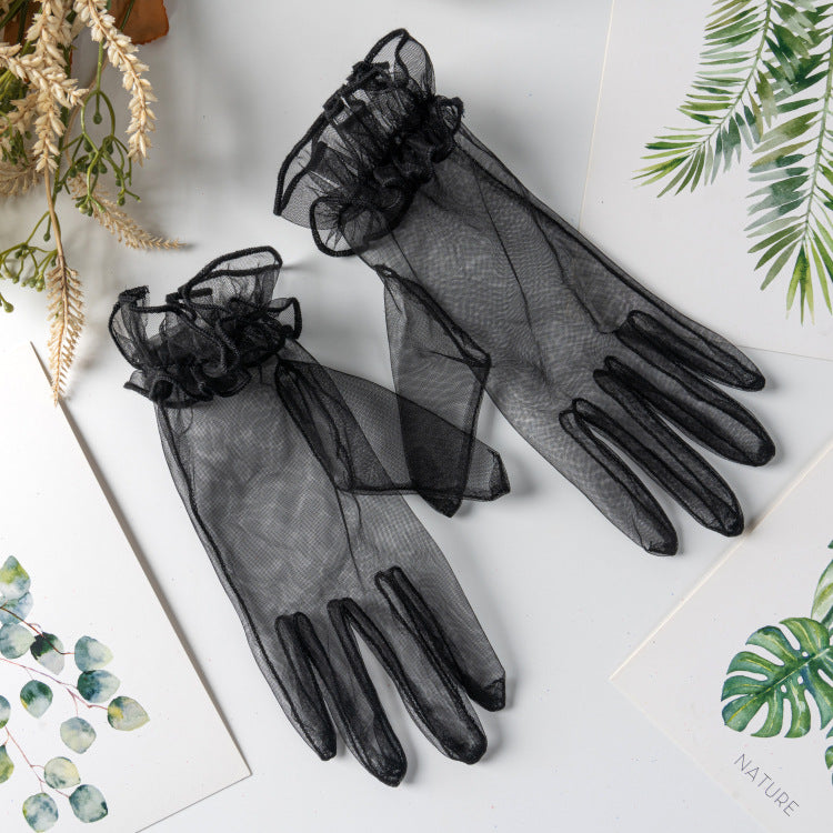Robe de mariée de soirée Gants Volants