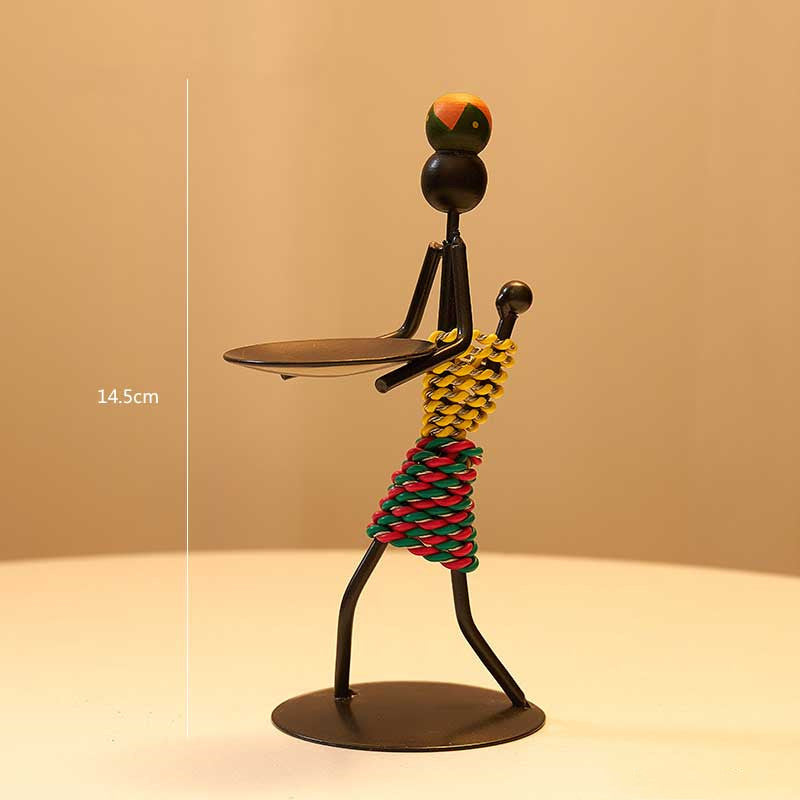 Creative Candle Holder Iron Home Decoration Kitchen Restaura