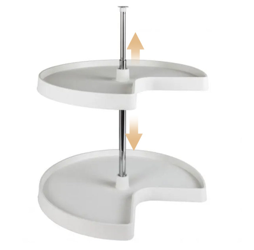 Meuble de rangement d'angle rotatif pour cuisine