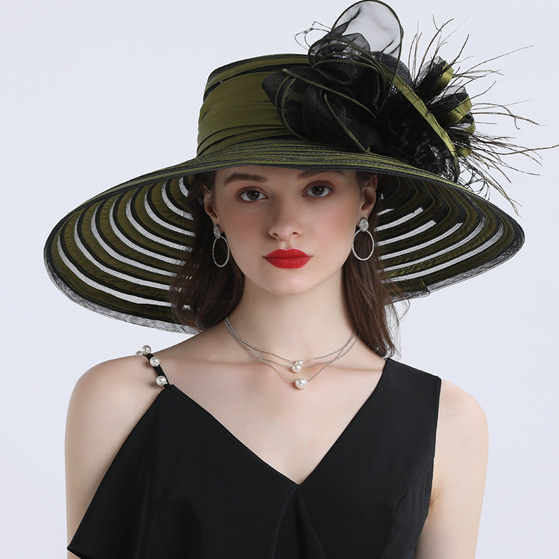 Chapeau décontracté femme à grand bord