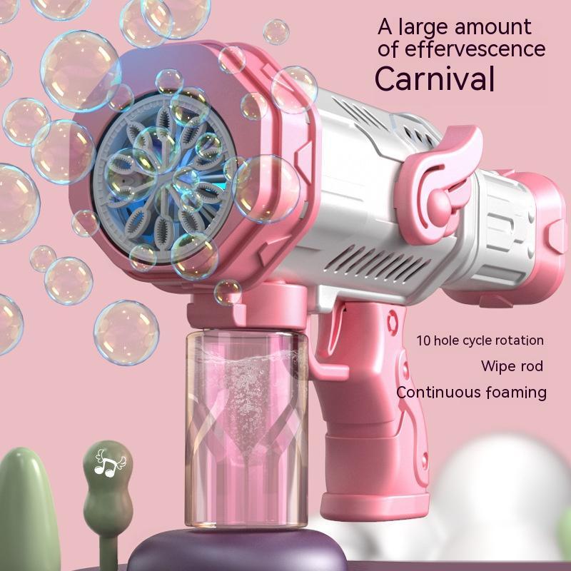 Children's Automatic Water Feeding Electric Angel Bubble Machine Toys