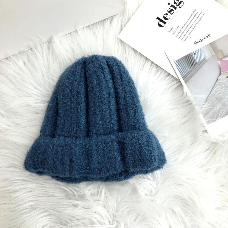 Macaron Color Women's Knitted Wool Warm Hat