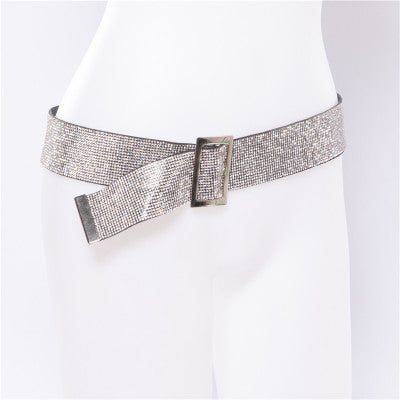 Chaîne de taille brillante de mode pour gaine de femme