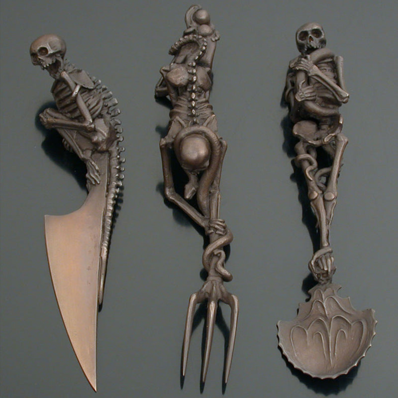 Innovative Fashion Funny Halloween Knife Fork And Spoon Set