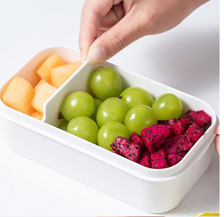 Boîte de rangement pour réfrigérateur, cuisine, couvercle transparent avec ceinture