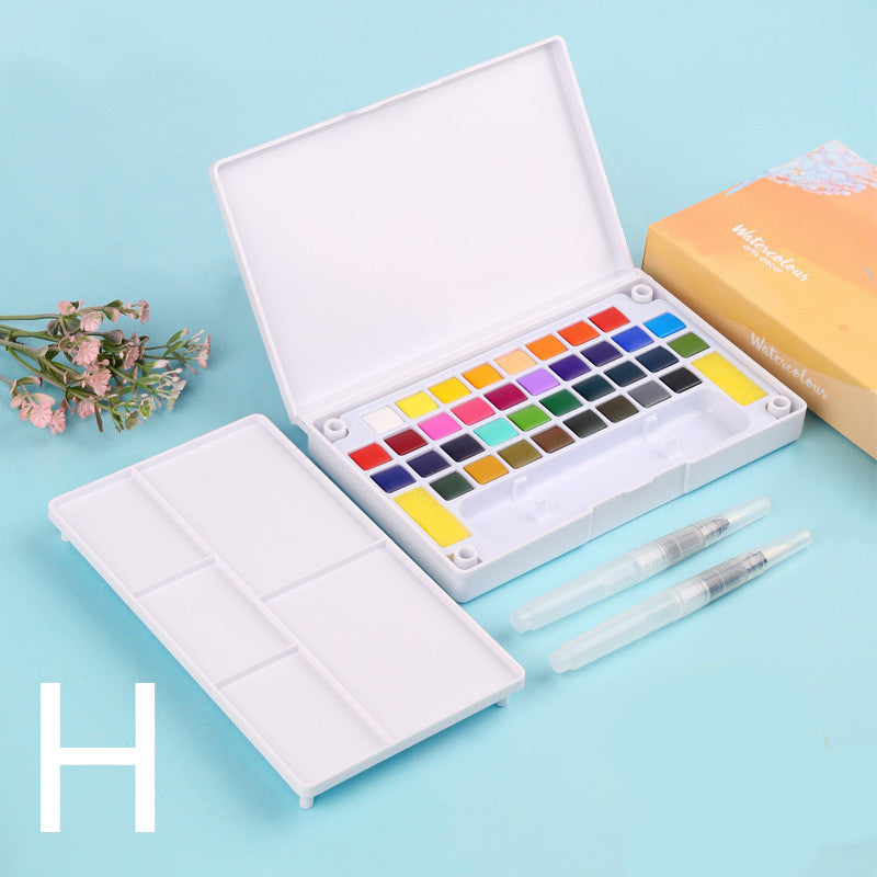 Solid Watercolor Paint Set Sketch Watercolor