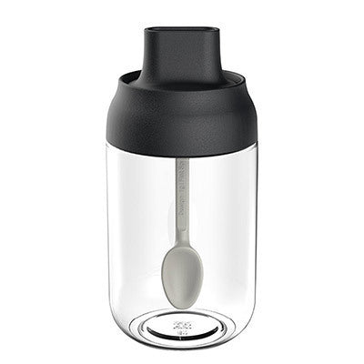Bocal à épices en verre de cuisine avec cuillère et couvercle 250ML