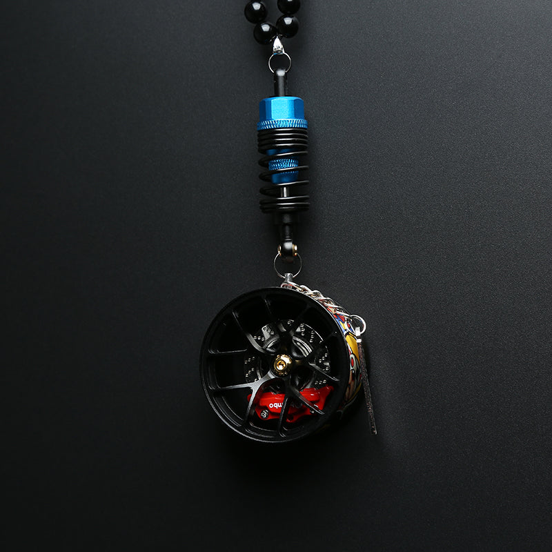 Pendentif de voiture suspension amortisseur de frein de roue