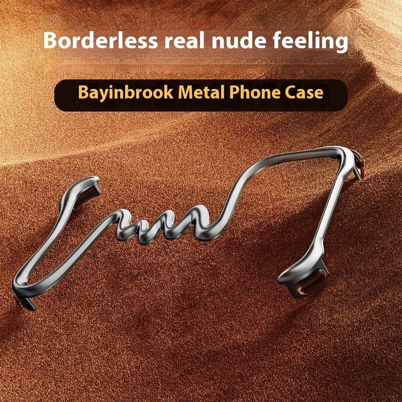 Metal Frameless Half Pack Phone Case