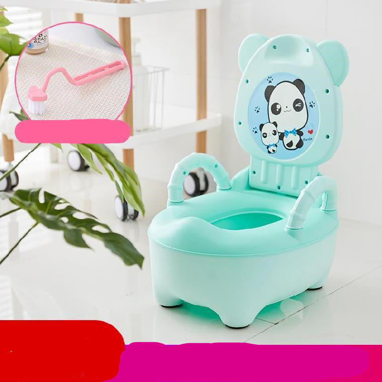 Male Baby Sits On A Toilet Special For Children''s Artifact