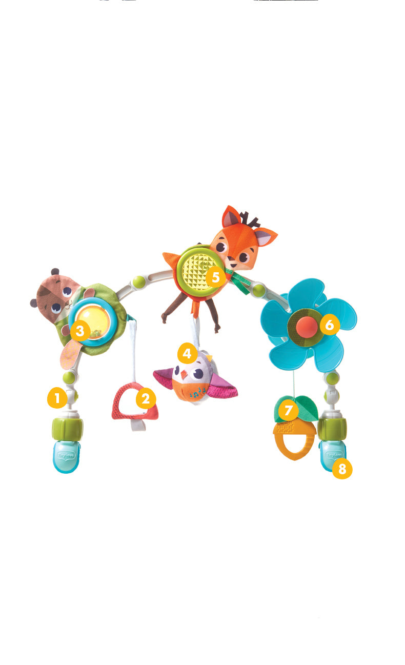 Plastic Early Education Baby Bed Toy Bell