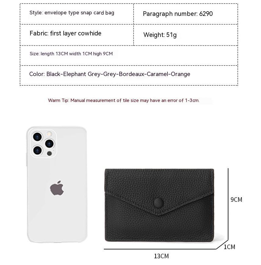 Lightweight And Minimalist Card Pack With Multiple Card Slots For Identification Documents