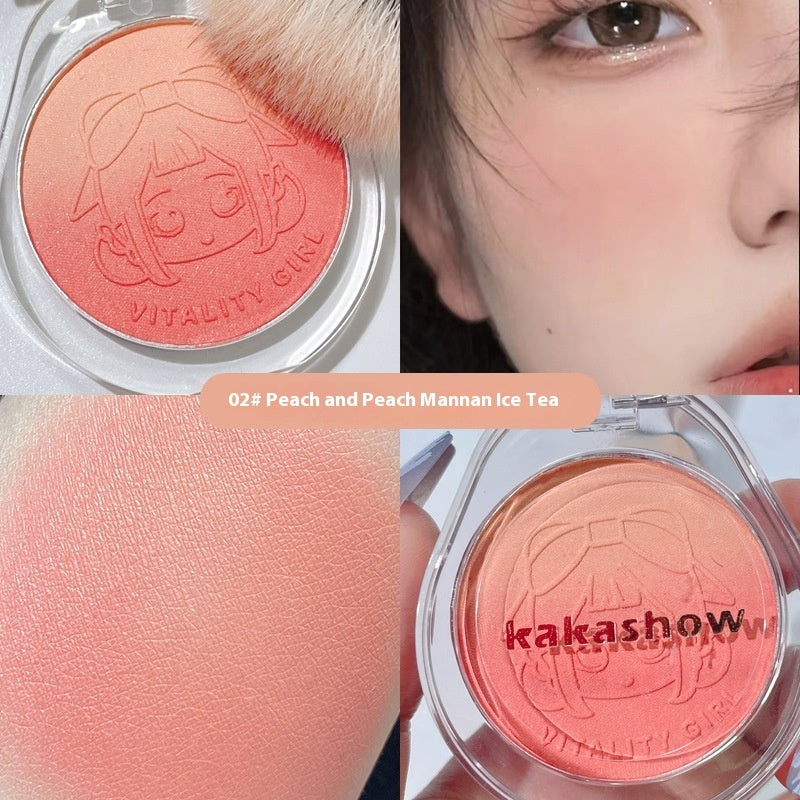 Fard à Joues Naturel Effet Dégradé Compact pour Fard à Joues et Contour des Joues