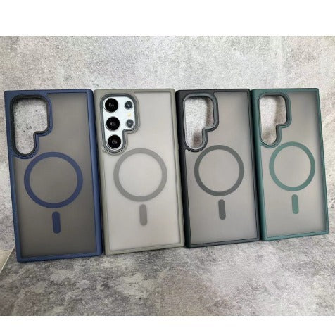 Phone Case Magnetic Skin-absorbing Matte Protective Cover