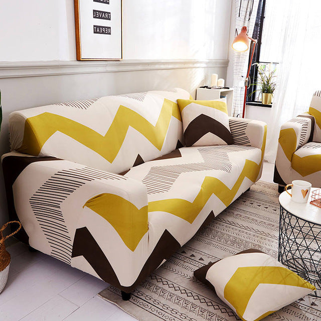 Housse de canapé coussin canapé imprimé housse de canapé