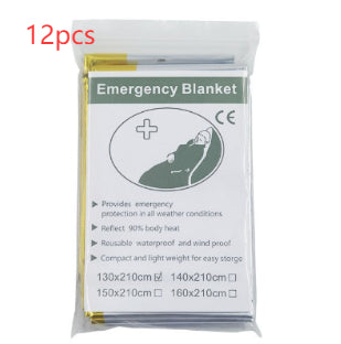 Earthquake Emergency Kit Outdoor Field Survival Life-Saving Blanket