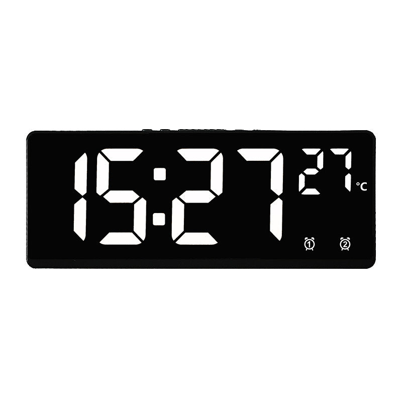 Horloge électronique multifonction créative Horloge simple grand écran Alarme multi-groupes