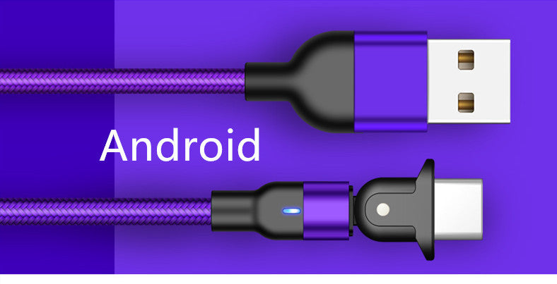 180 degree data cable