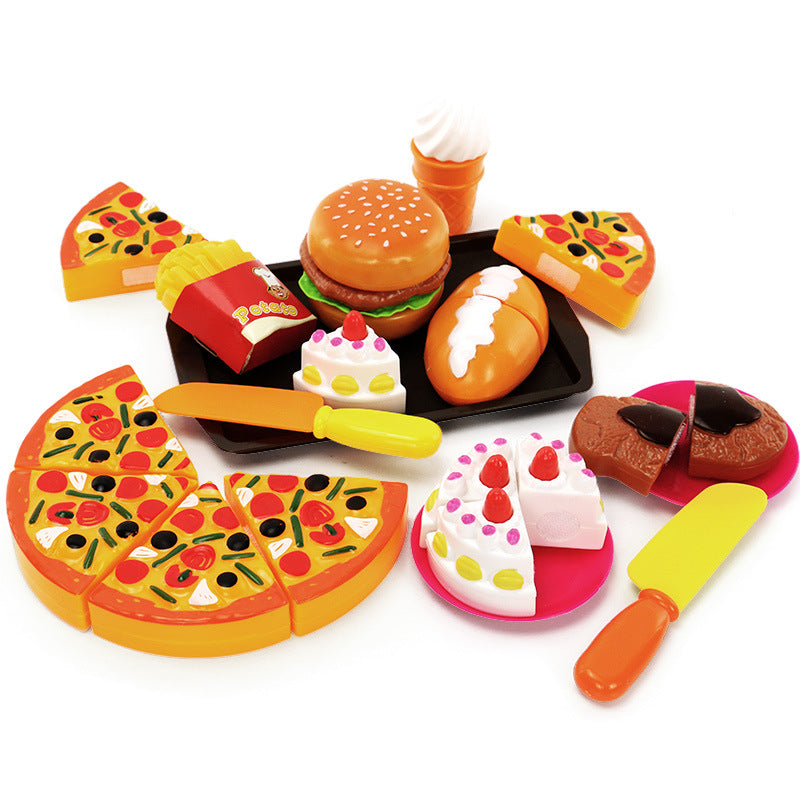 Ensemble de jouets de maison de jeu de frites et hamburger pour enfants