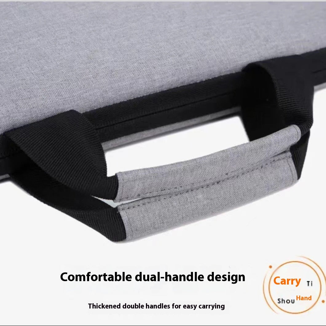 Sacoche pour ordinateur portable légère pour homme avec doublure intérieure