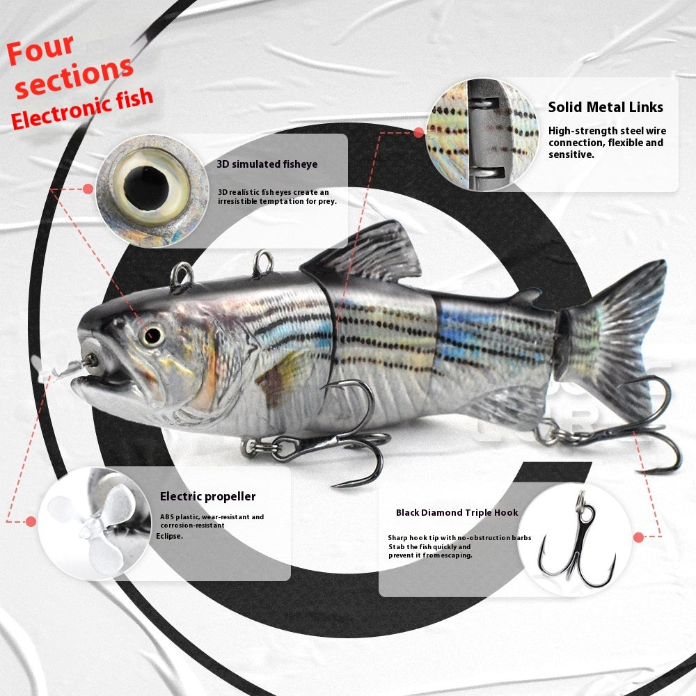 Lure Automatic Swimming Electronic Fish 130mm