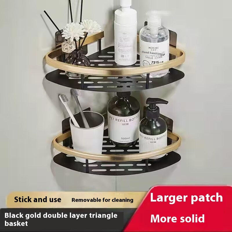 Wall-mounted Seasoning Rack Sink Draining Rag Rack Kitchen Domestic Sink Sponge Hanging Basket