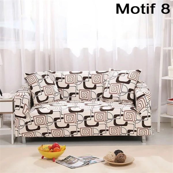 Housse de canapé coussin canapé imprimé housse de canapé