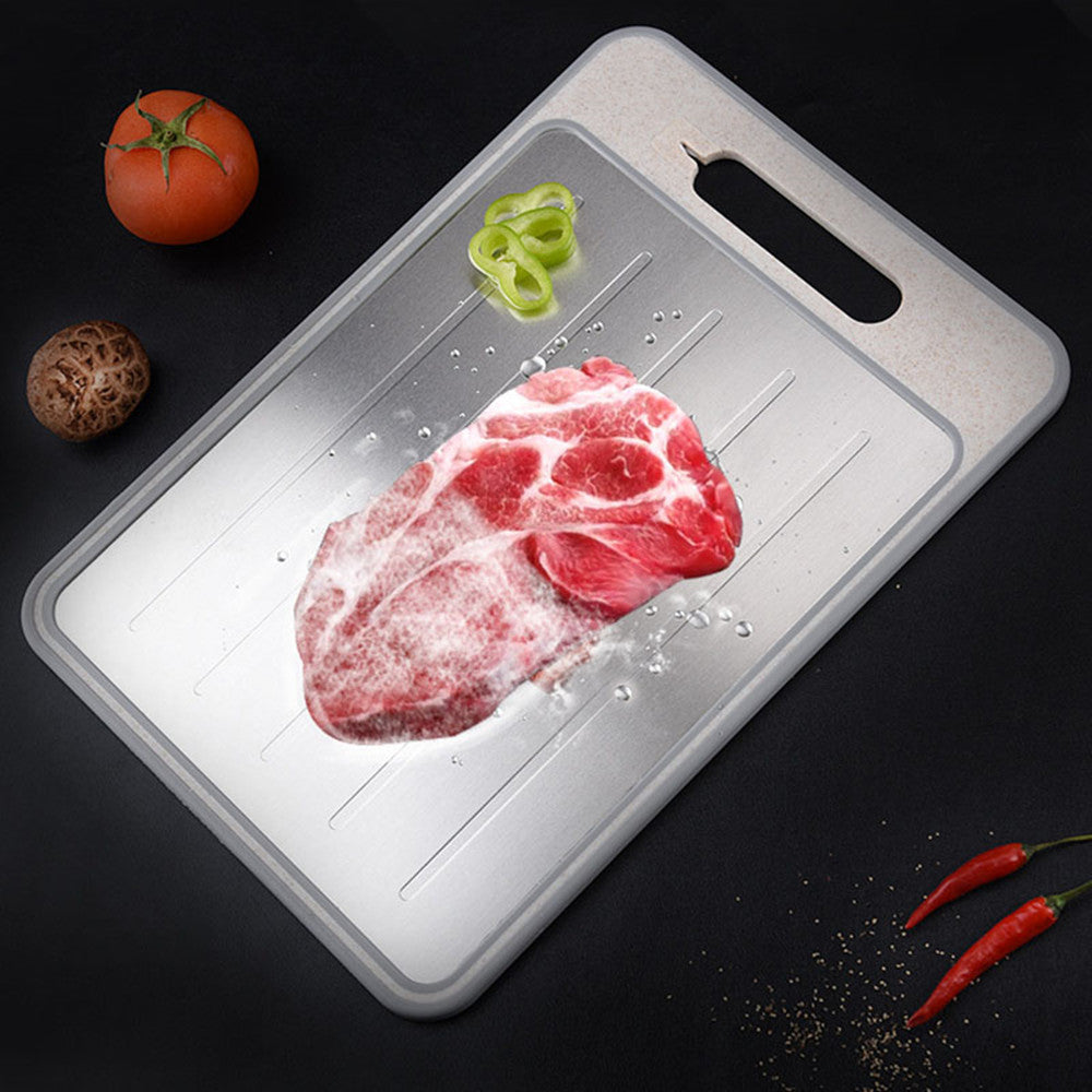 Planche de décongélation, de cuisine, multifonctionnelle, double face